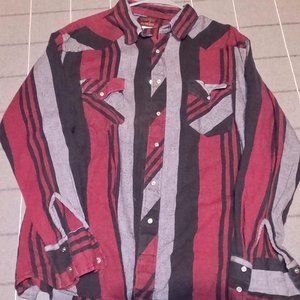 Wrangler Long Sleeve Button Down